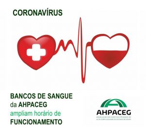 Leia mais sobre o artigo Bancos de sangue da Ahpaceg ampliam horário de funcionamento