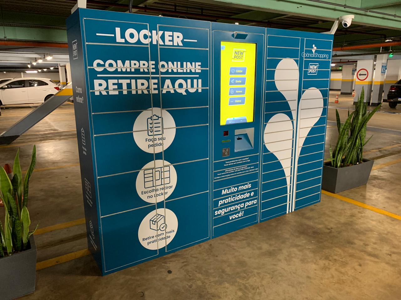 No momento você está vendo Goiânia Shopping lança locker para clientes retirarem mercadorias compradas on-line