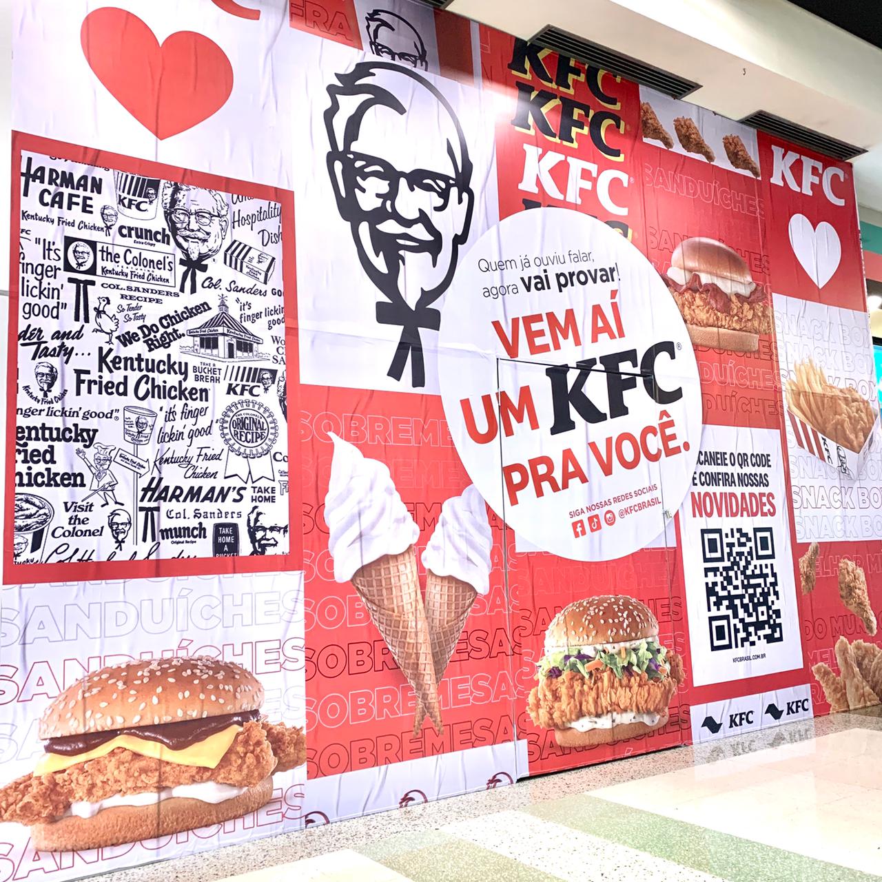 No momento você está vendo Buriti Shopping inaugura primeira loja KFC em Goiás