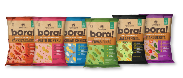 Você está visualizando atualmente Dona Raiz apresenta os snacks saudáveis “Bora!”