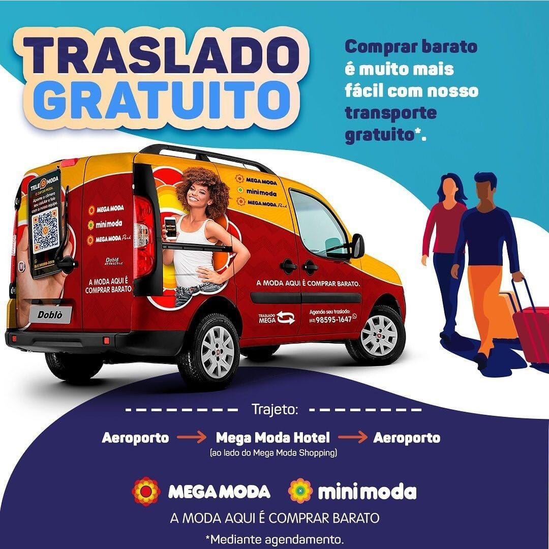 No momento você está vendo Grupo Mega Moda oferece transfer para clientes que chegam via Aeroporto