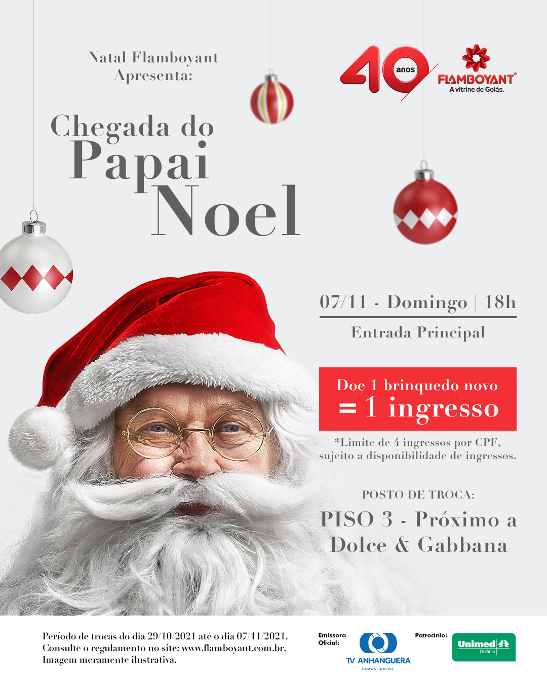 Leia mais sobre o artigo Natal Flamboyant tem início dia 7 de novembro