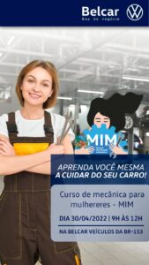 Leia mais sobre o artigo Belcar oferece curso gratuito de mecânica para mulheres