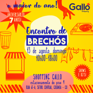 Leia mais sobre o artigo Encontro de Brechós completa 7 anos e tem edição especial no Shopping Gallo